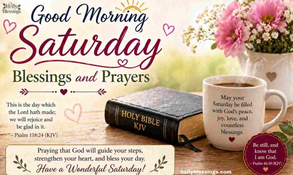 Good Morning Saturday Blessings and Prayers