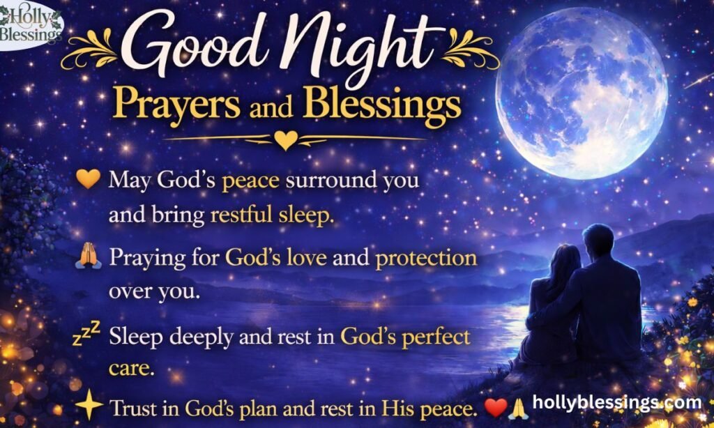 Good Night Prayers and Blessings