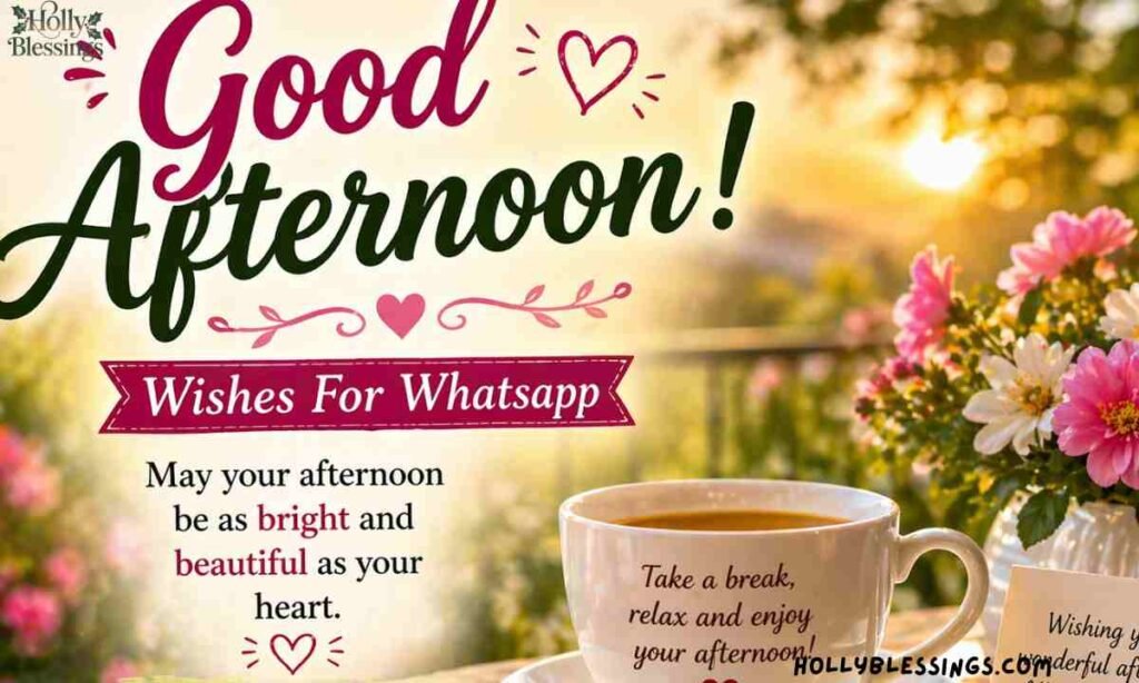 Good Afternoon Wishes for WhatsApp