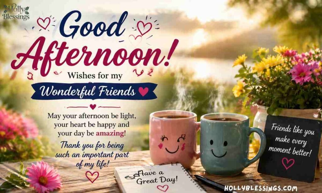 Good Afternoon Wishes for Friends