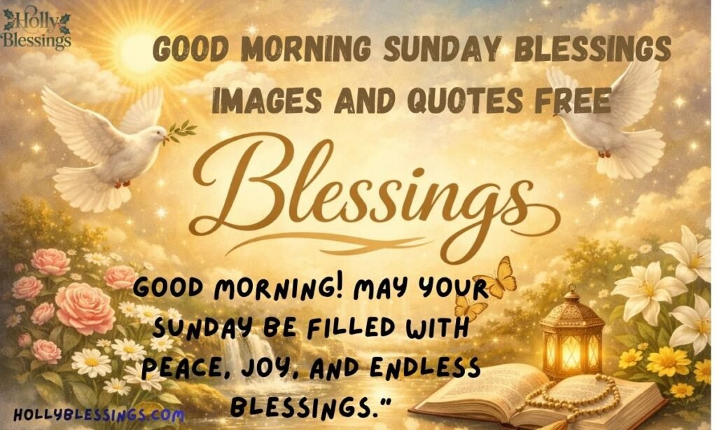 Good Morning Sunday Blessings Images and Quotes Free