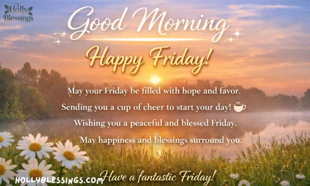 Good Morning Friday Blessings Images and Quotes
