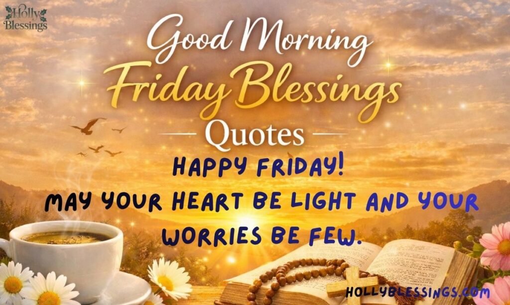 Good morning friday blessings quotes