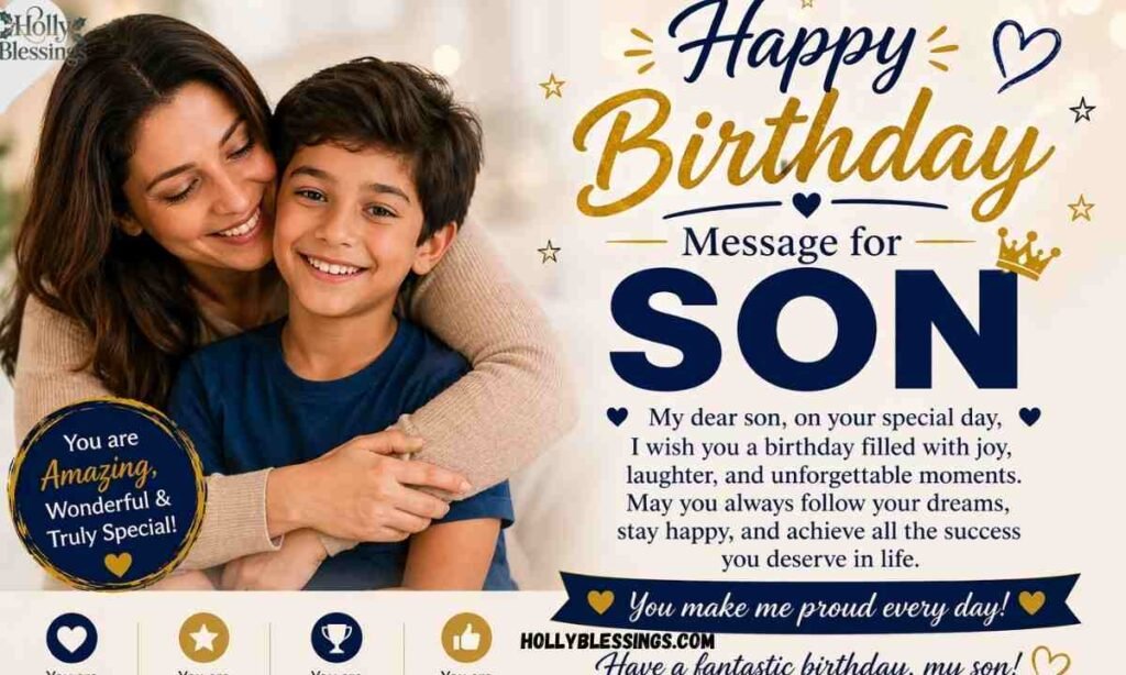 Happy Birthday Message for Son