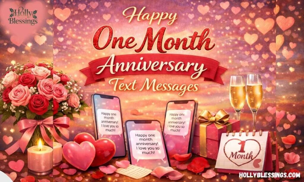 Happy One Month Anniversary Text Messages