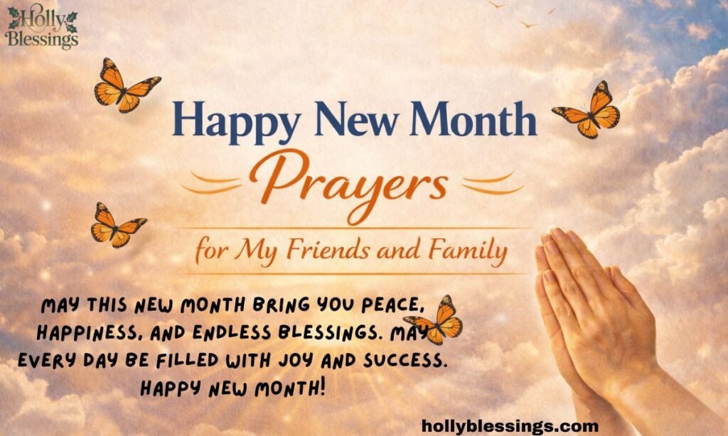 Happy New Month Prayers for My Friends and Family