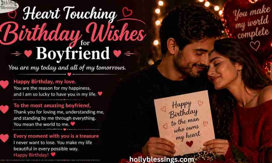 Heart Touching Birthday Wishes for Boyfriend