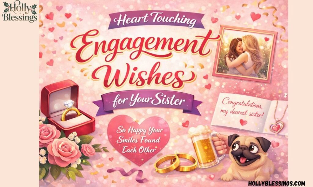 Heart Touching Engagement Wishes for Sister