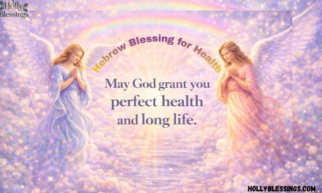 Hebrew Blessing for Health