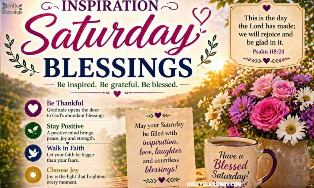 Inspiration Saturday Blessings
