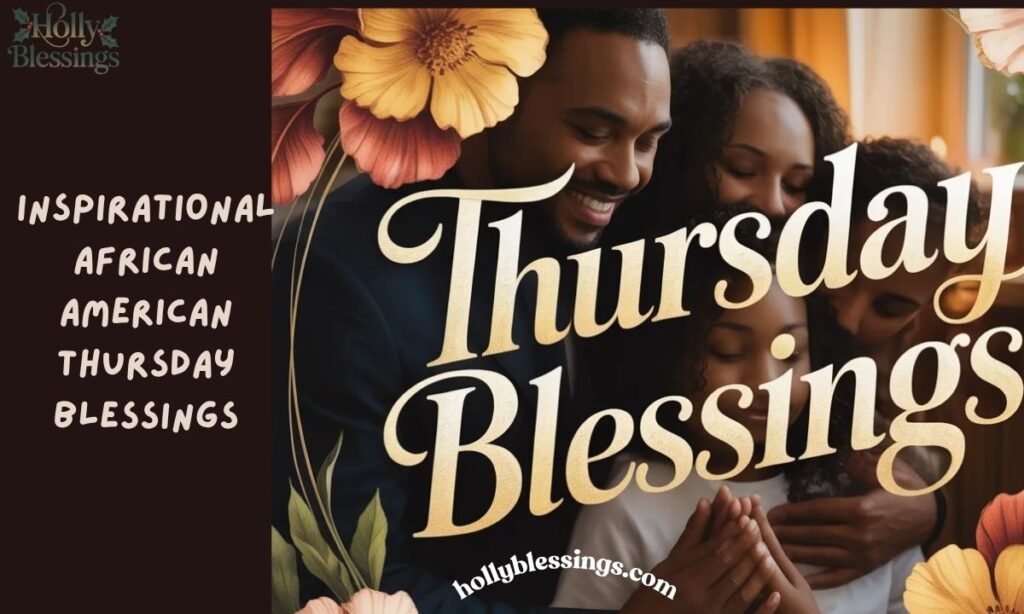 Inspirational African American Thursday Blessings
