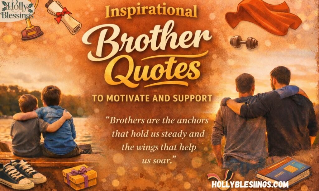 Inspirational Brother Quotes to Motivate and Support