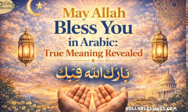 May Allah Bless You in Arabic: True Meaning Revealed