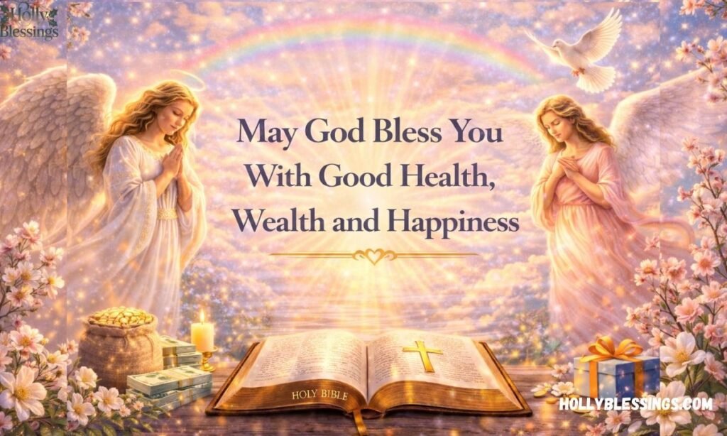 May God Bless You With Good Health, Wealth and Happiness