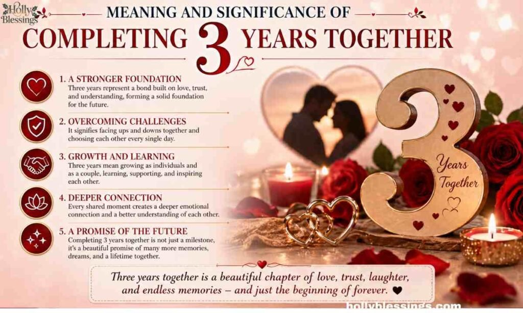 Meaning and Significance of Completing 3 Years Together