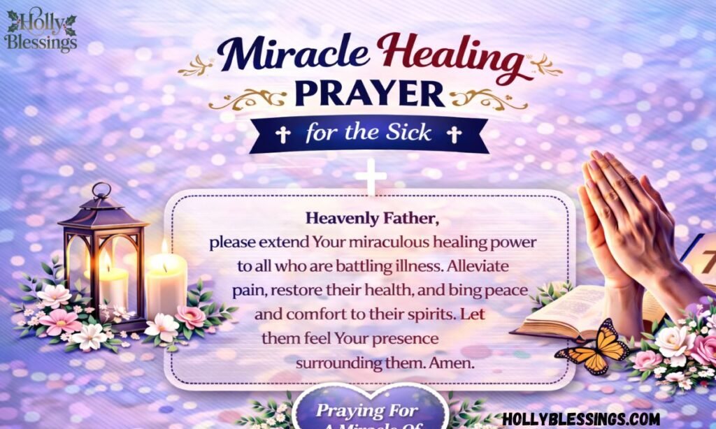 Miracle Healing Prayer for the Sick