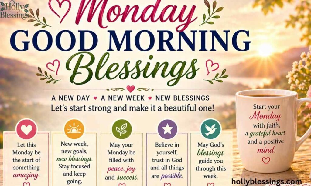 Monday Good Morning Blessings Quotes