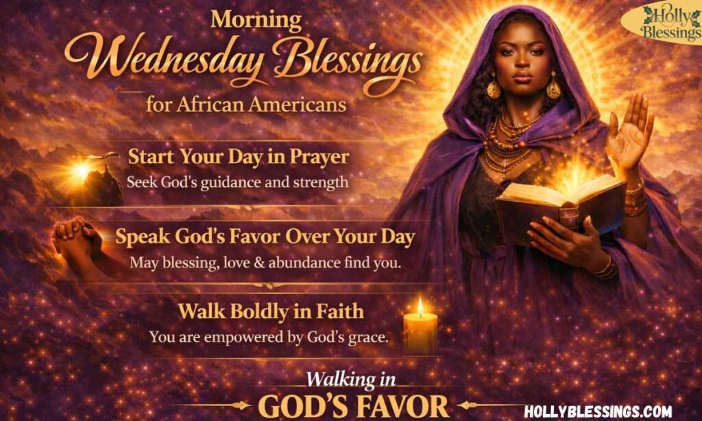 Morning Wednesday Blessings for African Americans