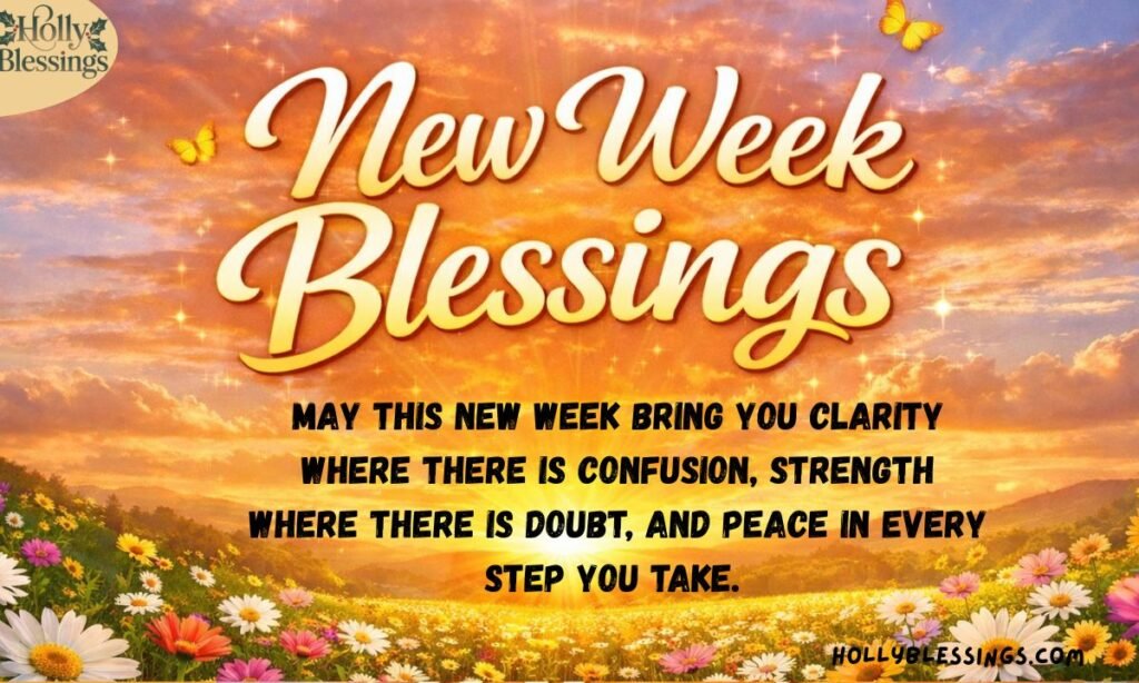 New Week Blessings