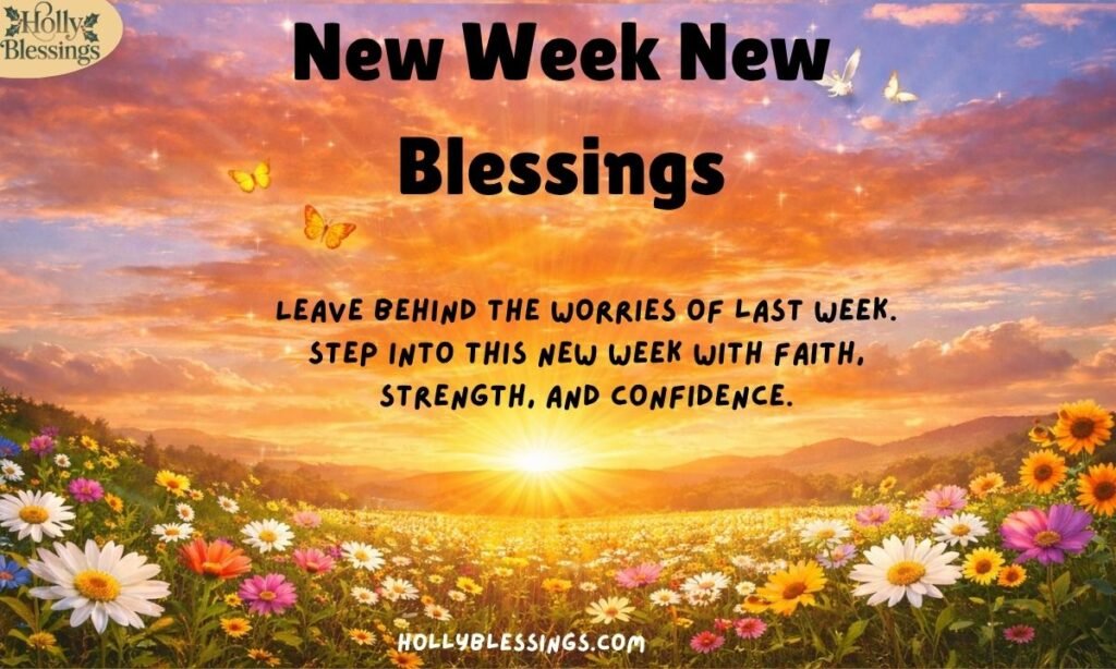 New Week New Blessings