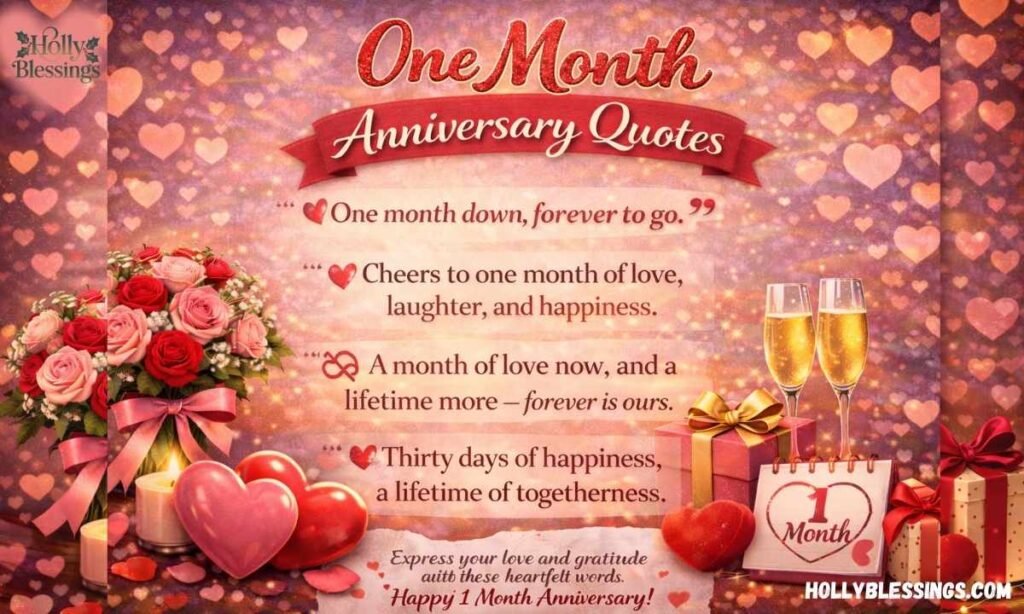 One Month Anniversary Quotes