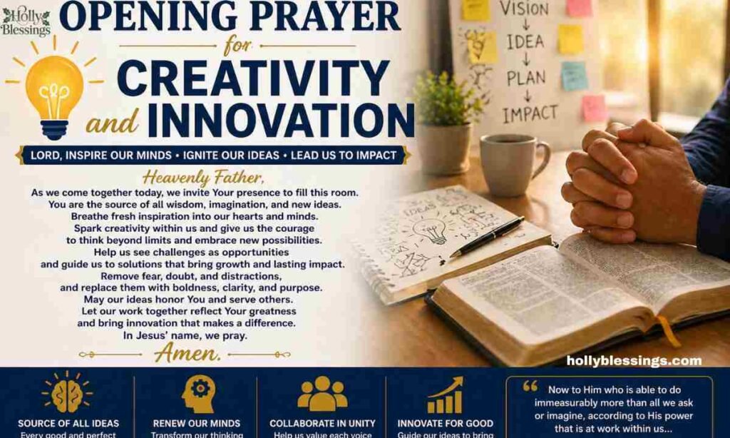  Opening Prayer for Creativity and Innovation