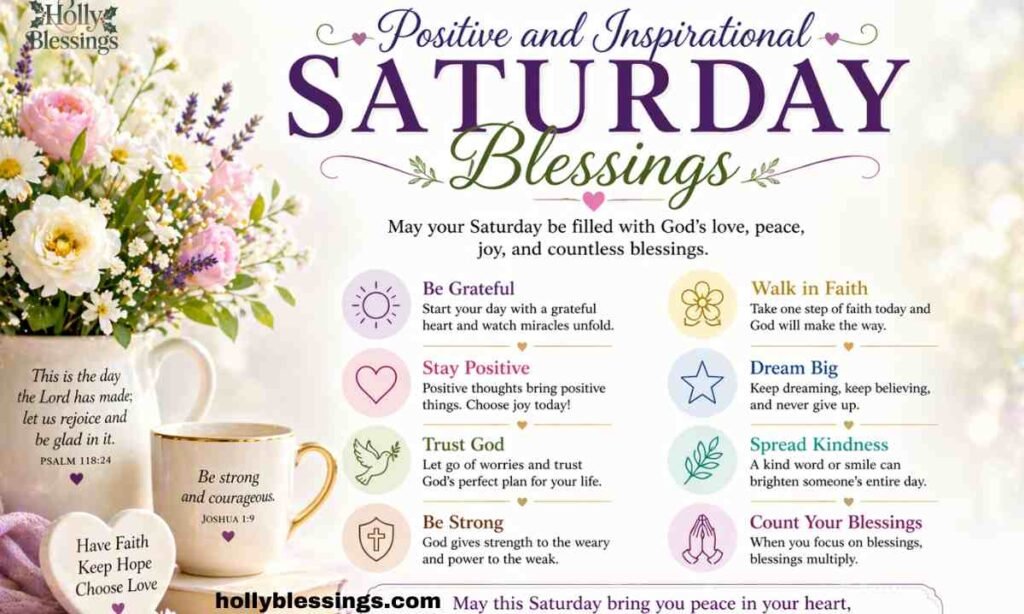 Positive and Inspirational Saturday Blessings