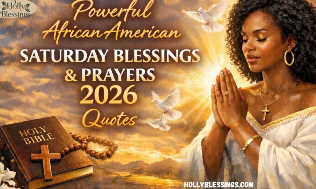 Powerful African American Saturday Blessings & Prayers 2026 Quotes