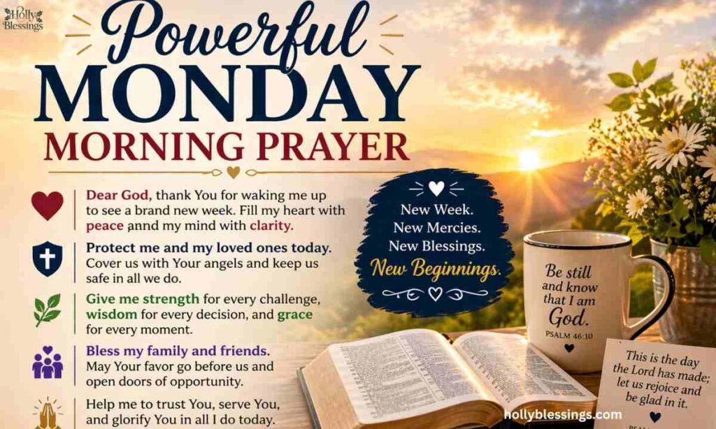 Powerful Monday Morning Prayer