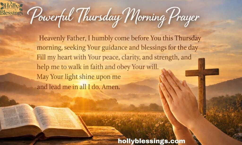 Powerful Thursday Morning Prayer
