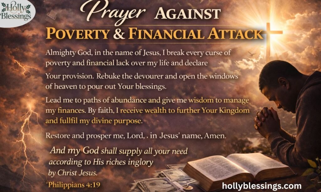 Prayer Against Poverty & Financial Attack