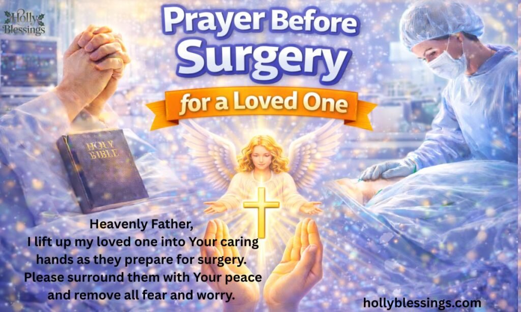 Prayer Before Surgery for a Loved One