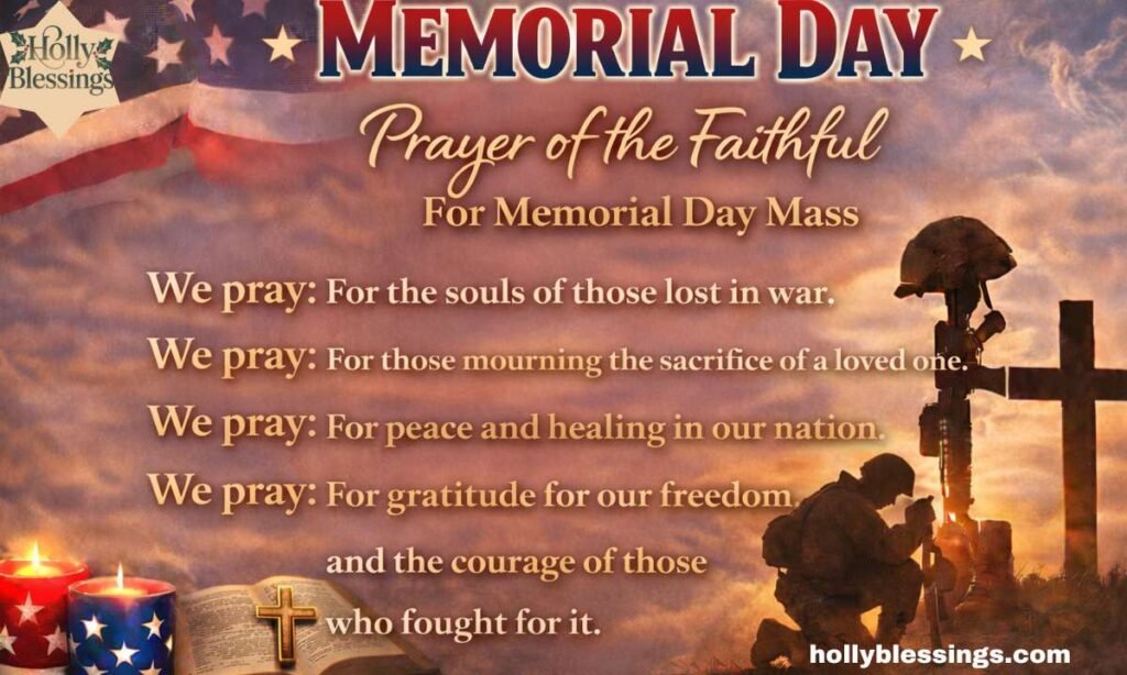 Prayer of the Faithful for Memorial Day Mass