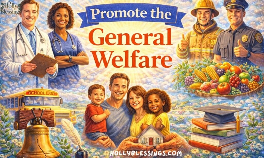 Promote the General Welfare