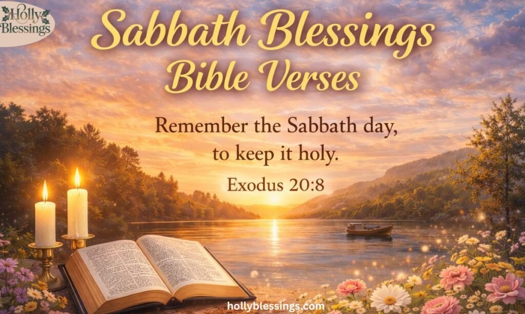 Sabbath Blessings Bible Verses