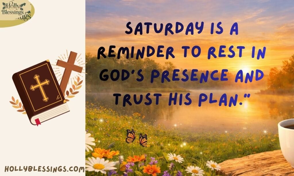 Saturday Blessings and Quotes Bible Verses