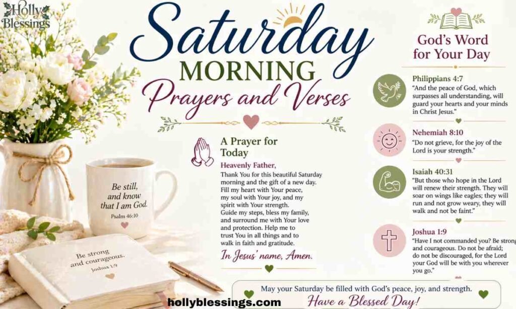 Saturday Morning Prayers and Verses