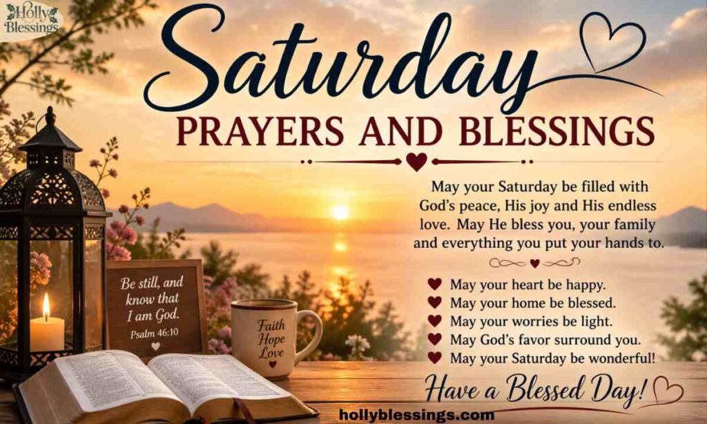 Saturday Prayers and Blessings