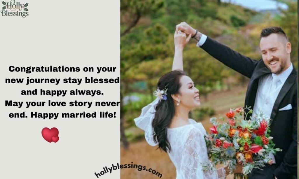 Short Happy Married Life Wishes Text Messages for Newly Married Couples