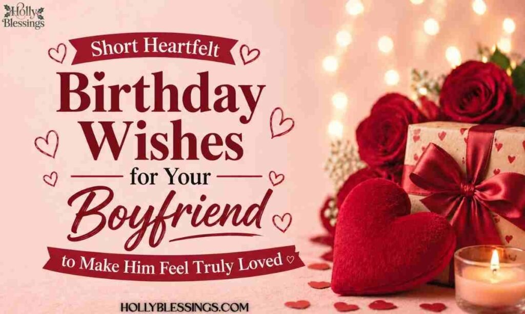 Short Heartfelt Birthday Wishes for Your Boyfriend to Make Him Feel Truly Loved