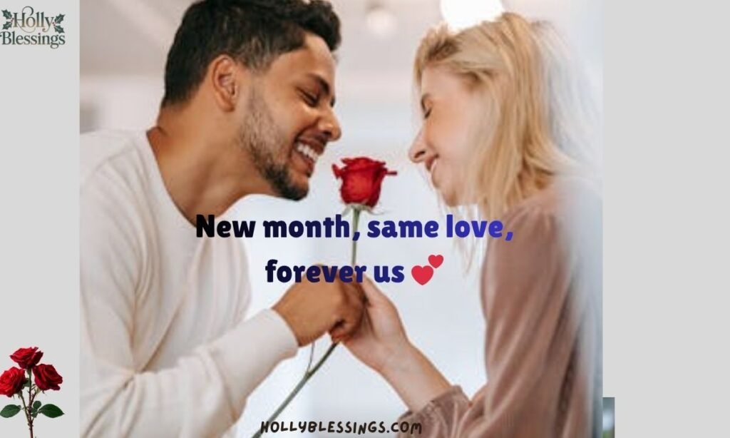 Short New Month Wishes To My Love
