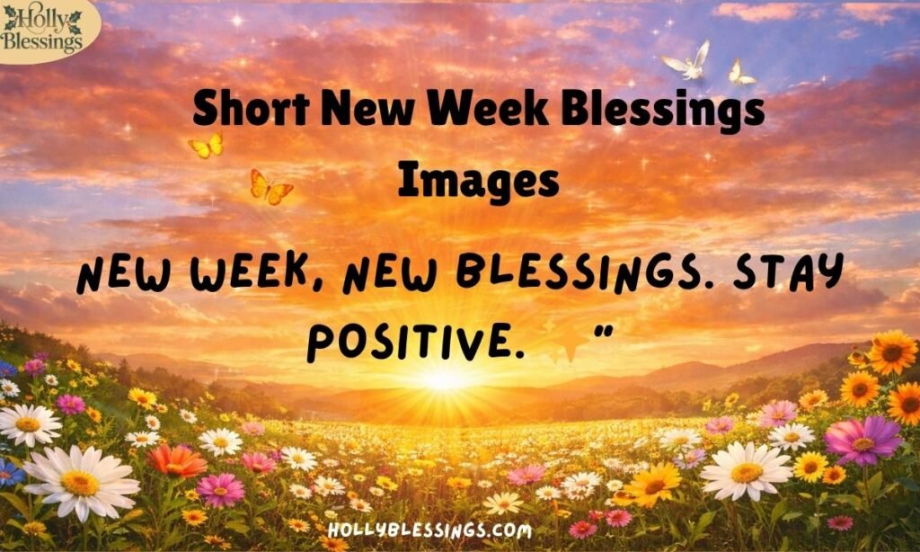 Short New Week Blessings Images