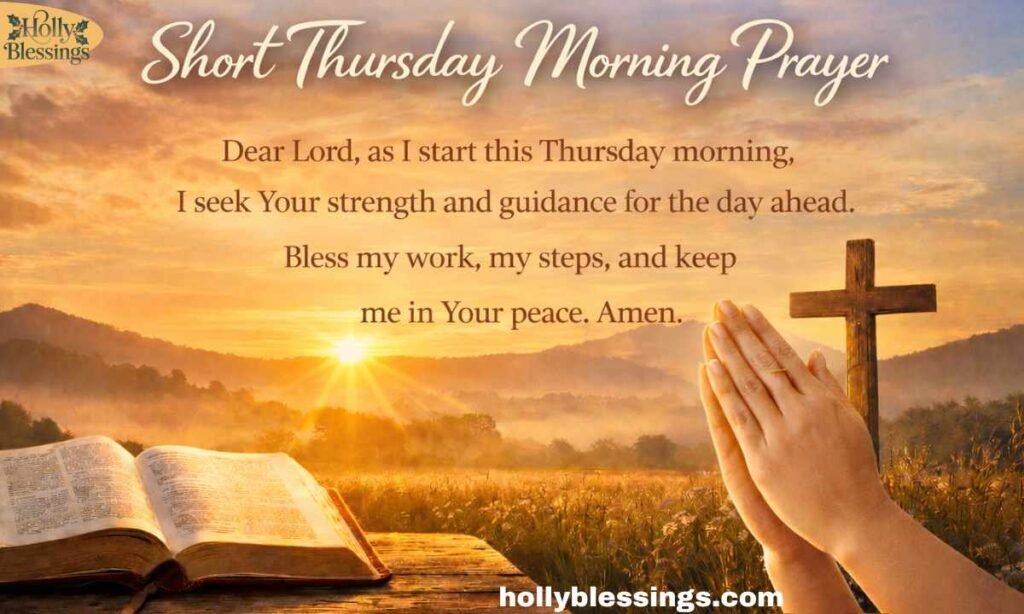 Short Thursday Morning Prayer