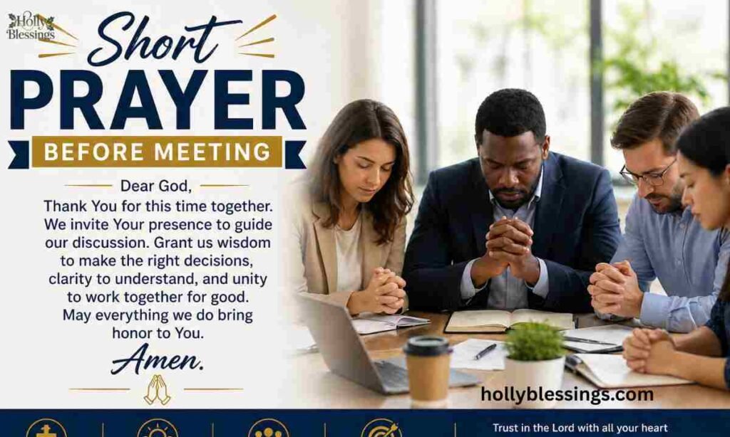 Short Prayer Before Meeting
