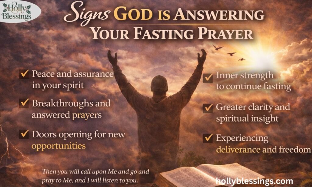 Signs God Is Answering Your Fasting Prayer