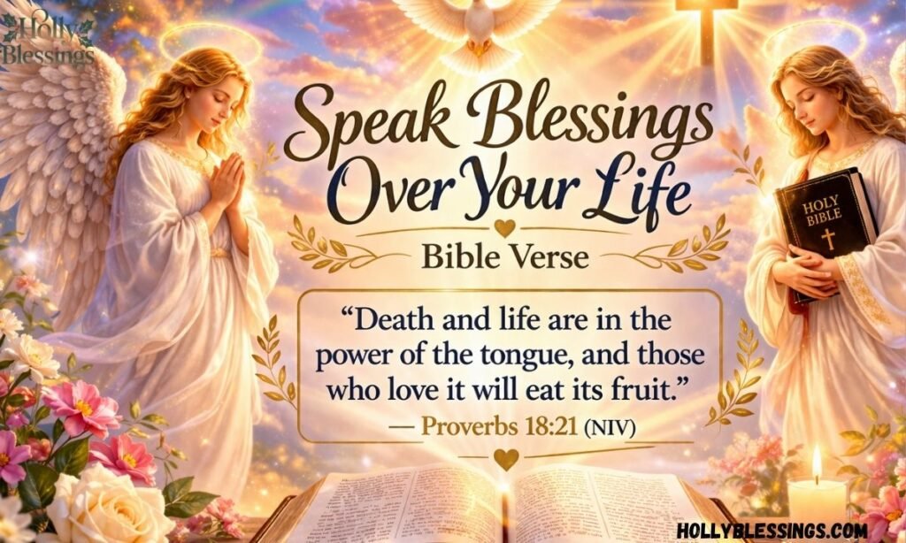 Speak Blessings Over Your Life Bible Verse