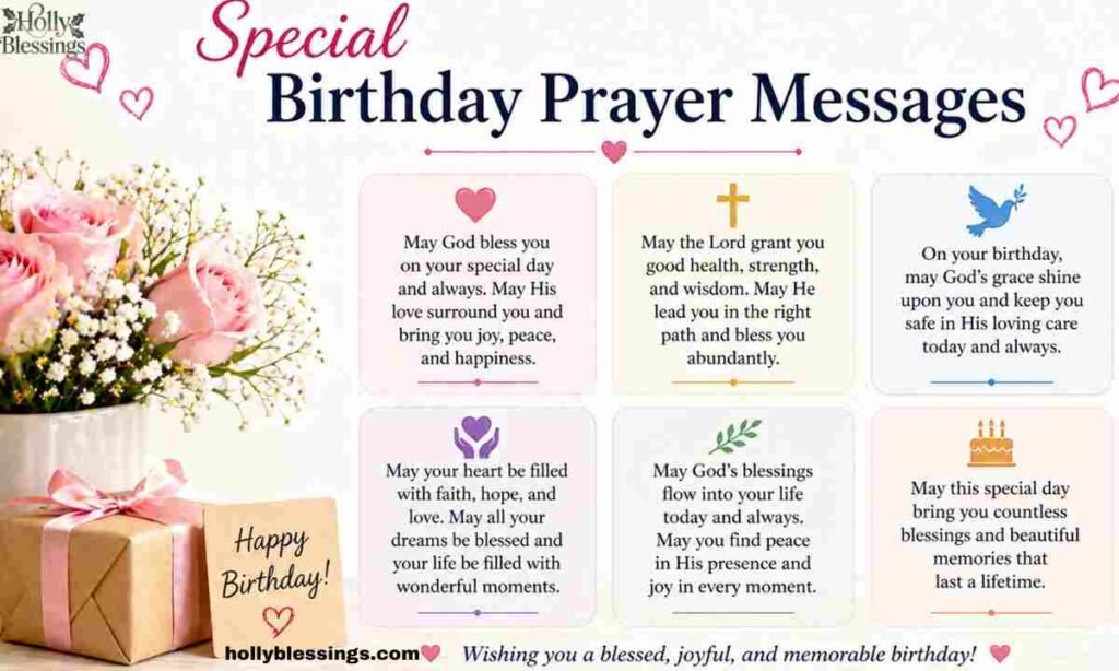 Special Birthday Prayer Messages