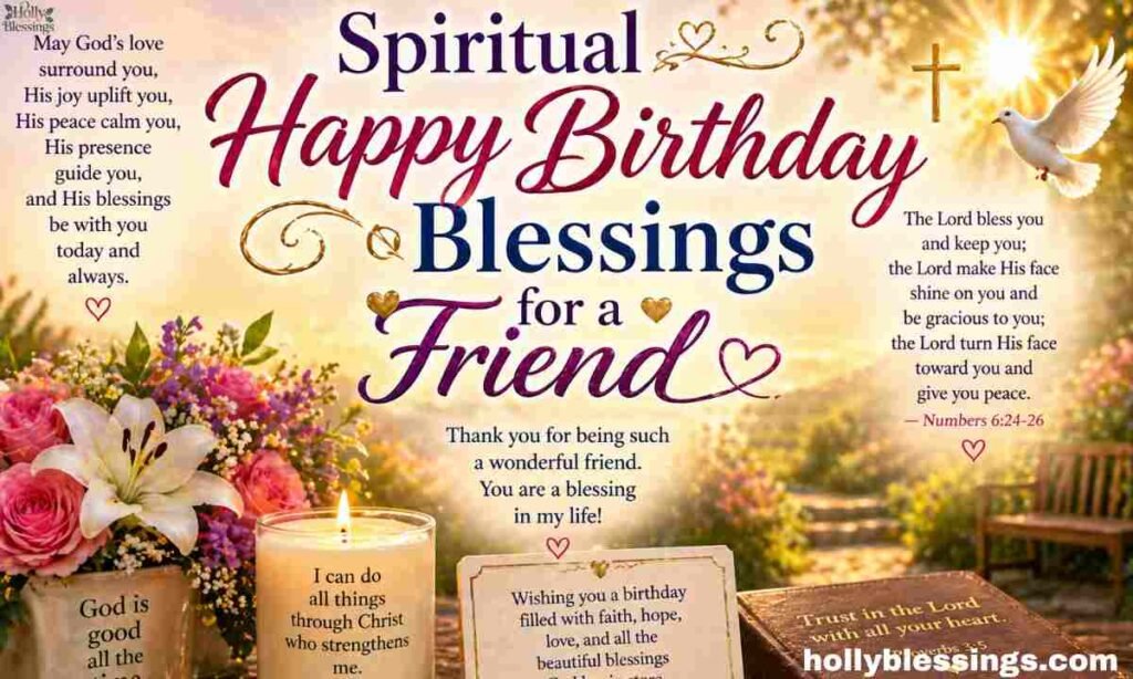 Spiritual Happy Birthday Blessings for a Friend