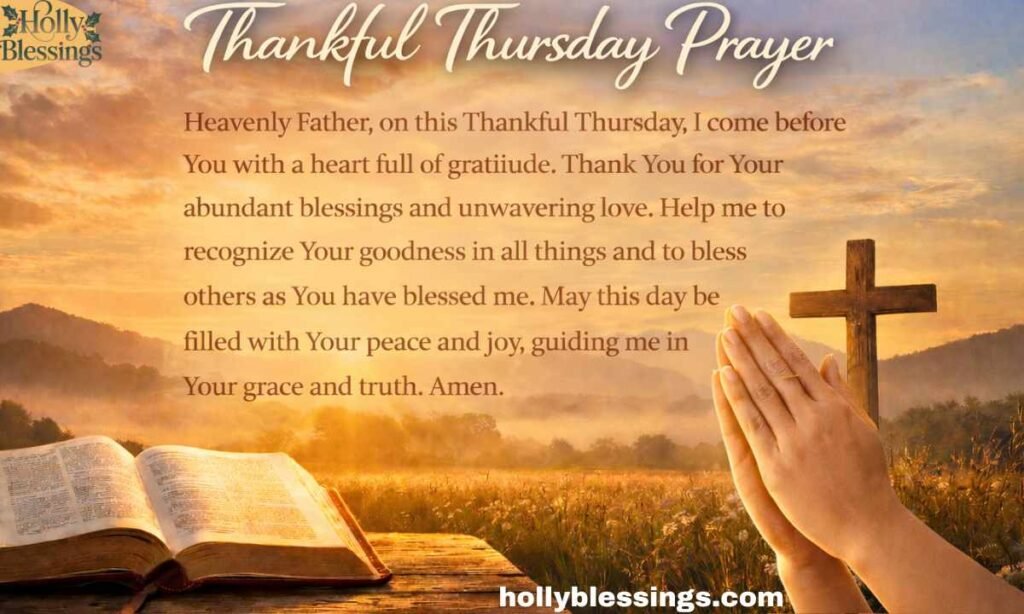Thankful Thursday Prayer