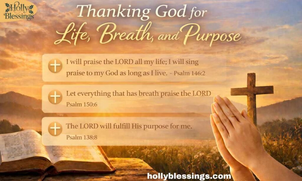 Thanking God for Life, Breath, and Purpose